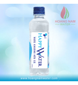 Nước khoáng hữu cơ Happywater thùng 345ml